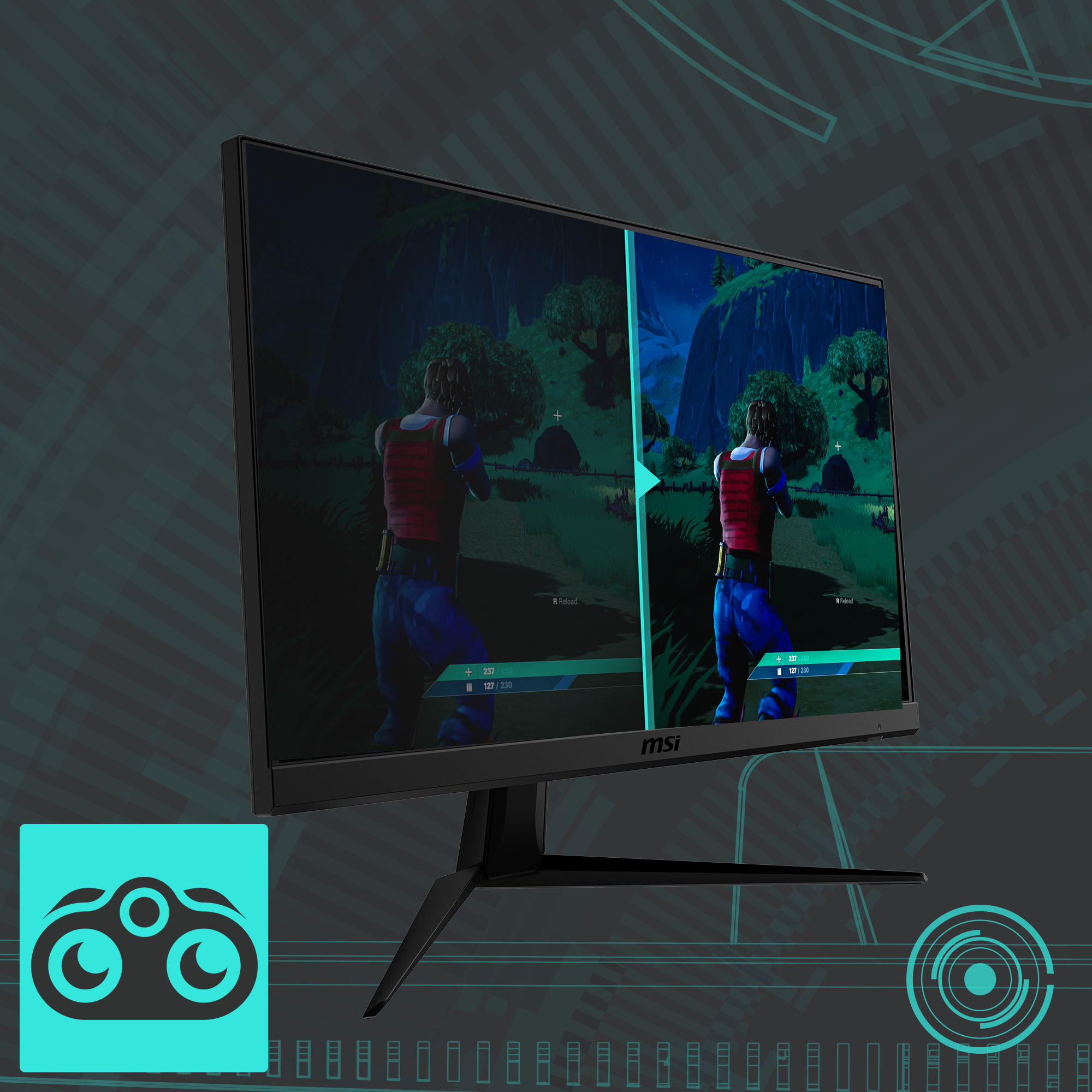 MSI G2412F 24インチ IPSモニター 本体 「CA9650」 MSI 24